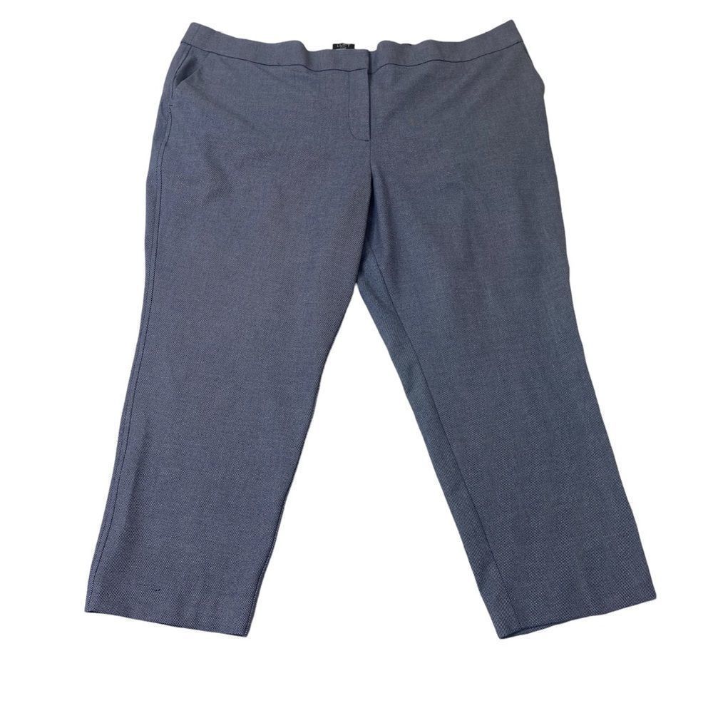 Loft Marisa Blue Dress Pants Sz 24 Plus